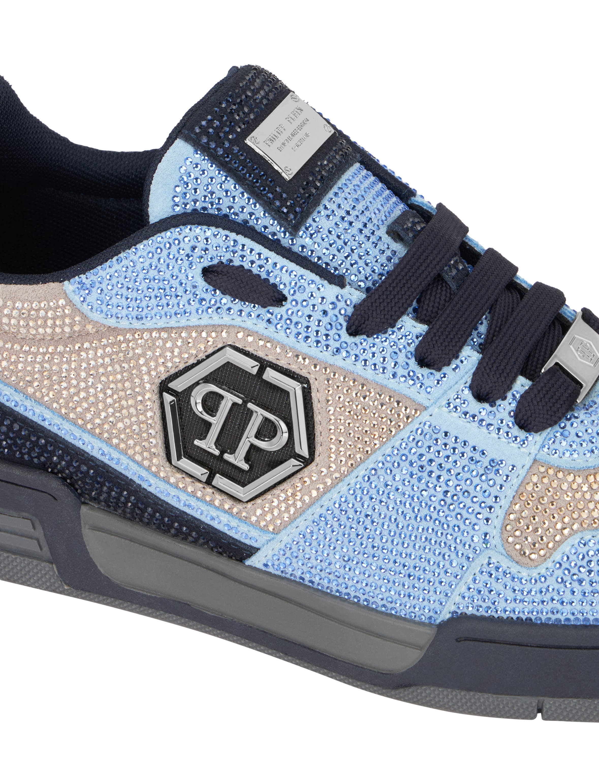 Low-Top Sneakers P-Force 78 Strass Unisex, Alternate, color, darkblue/lightblue