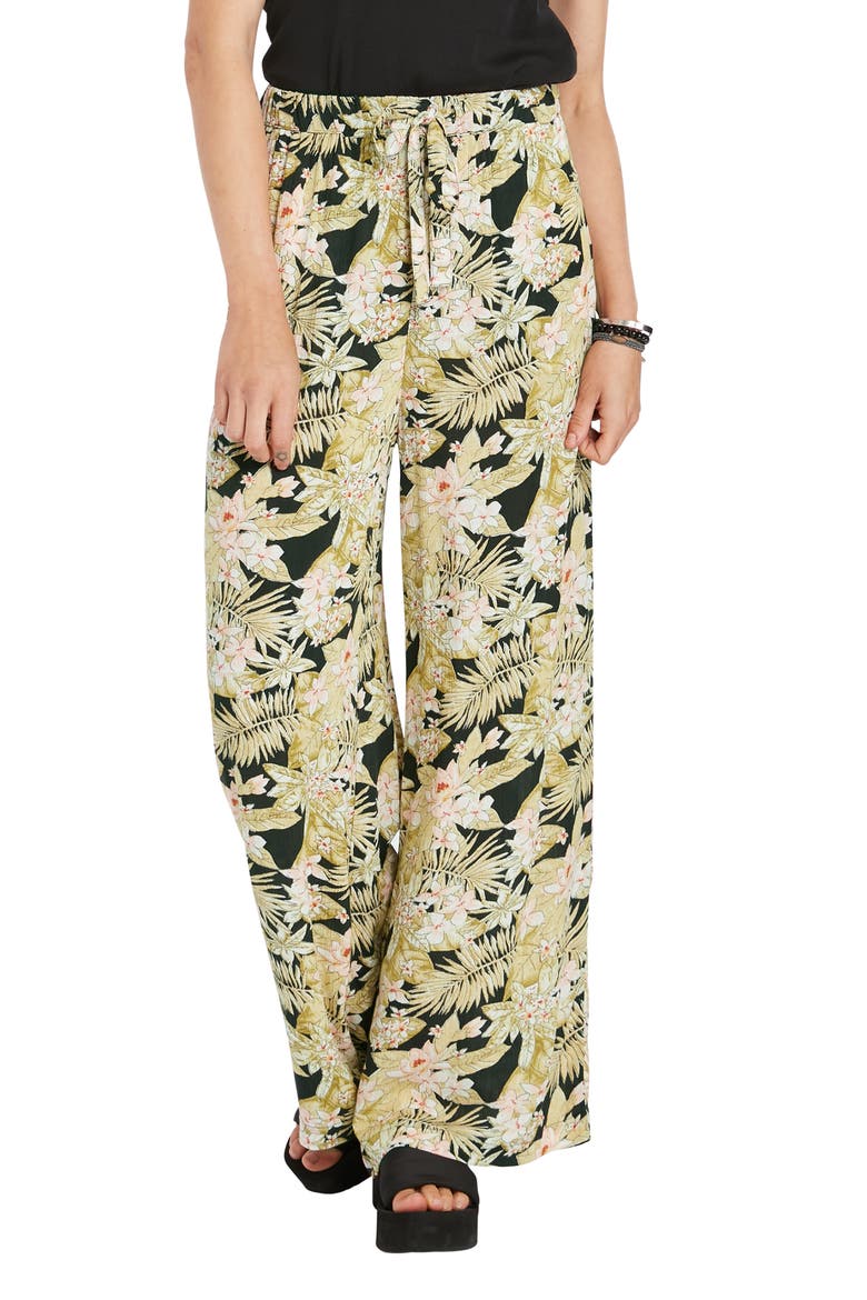 Frondly Fire Wide Leg Pants, Main, color, BLACK COMBO