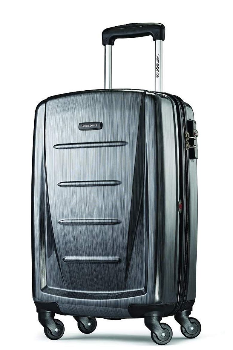 Winfield 2 Hardside 20" Carry On Spinner Luggage, Main, color, Charcoal