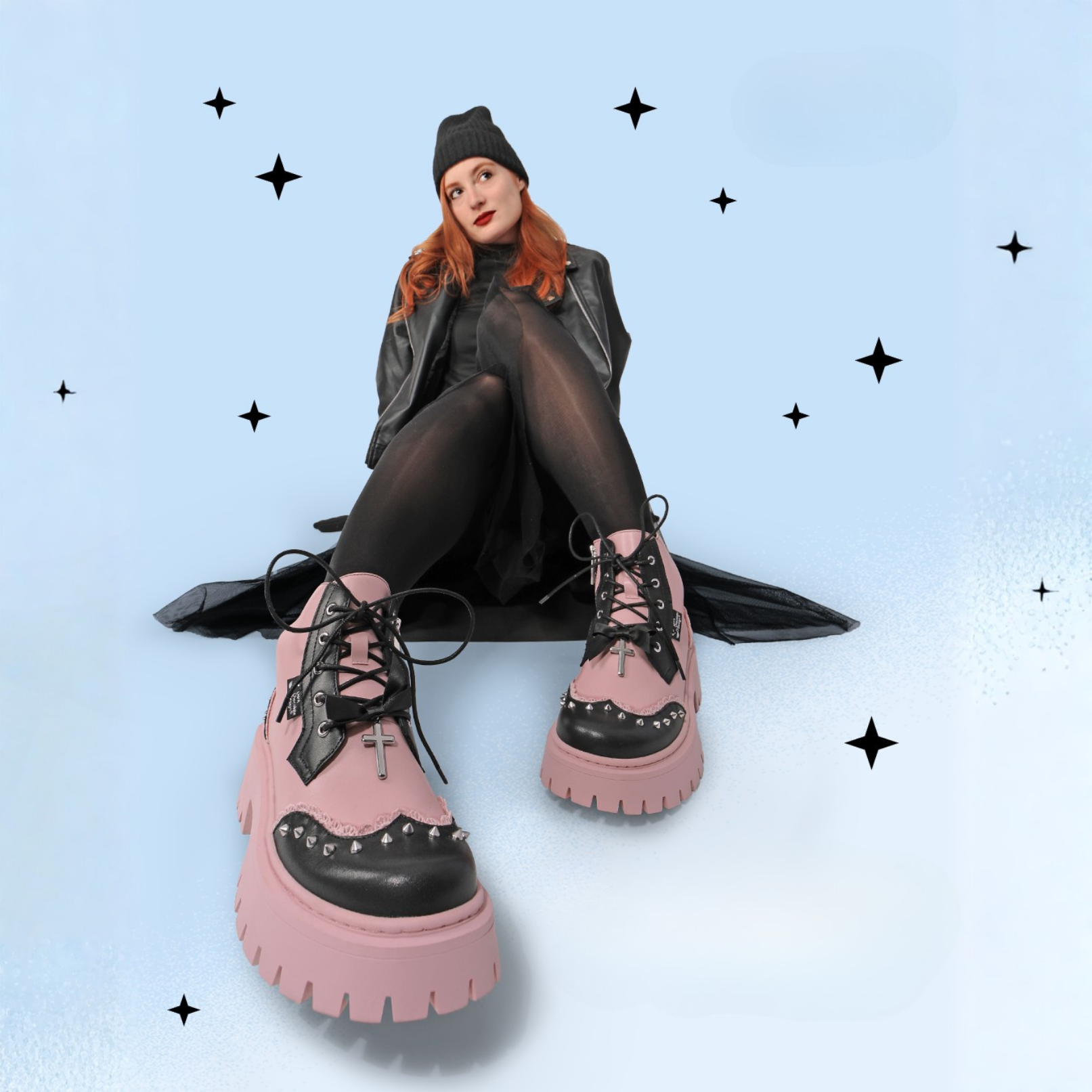 Hot Chocolate Design Dolly Revolt Chunky Platform Boots, Alternate, color, Dolly Revolt