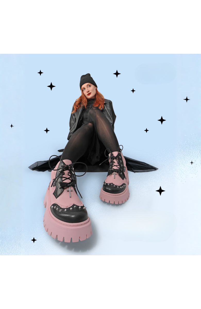 Hot Chocolate Design Dolly Revolt Chunky Platform Boots, Alternate, color, Dolly Revolt