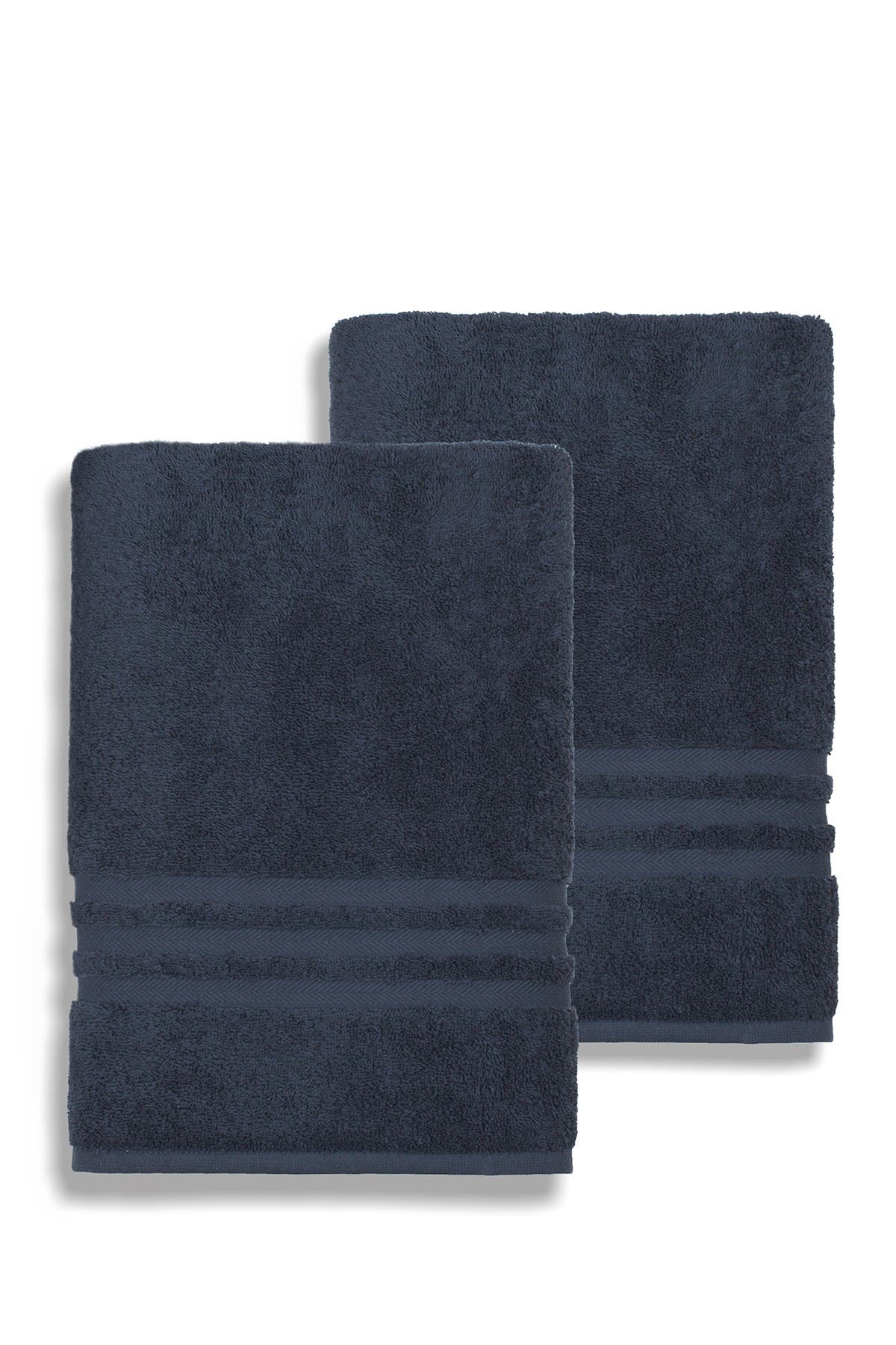 Linum Home Textiles Denzi Bath Sheet - Set of 2 - Twilight Blue