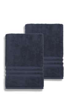 Linum Home Textiles Denzi Bath Sheet - Set of 2 - Twilight Blue