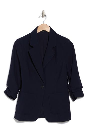 ATELIER LUXE AMANDA & CHELSEA ONE-BUTTON BLAZER 