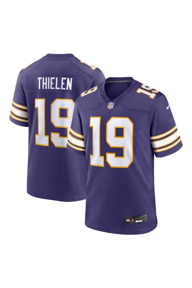Men's Nike Adam Thielen Purple Minnesota Vikings Alternate Game Player Jersey, Main, color, Purple