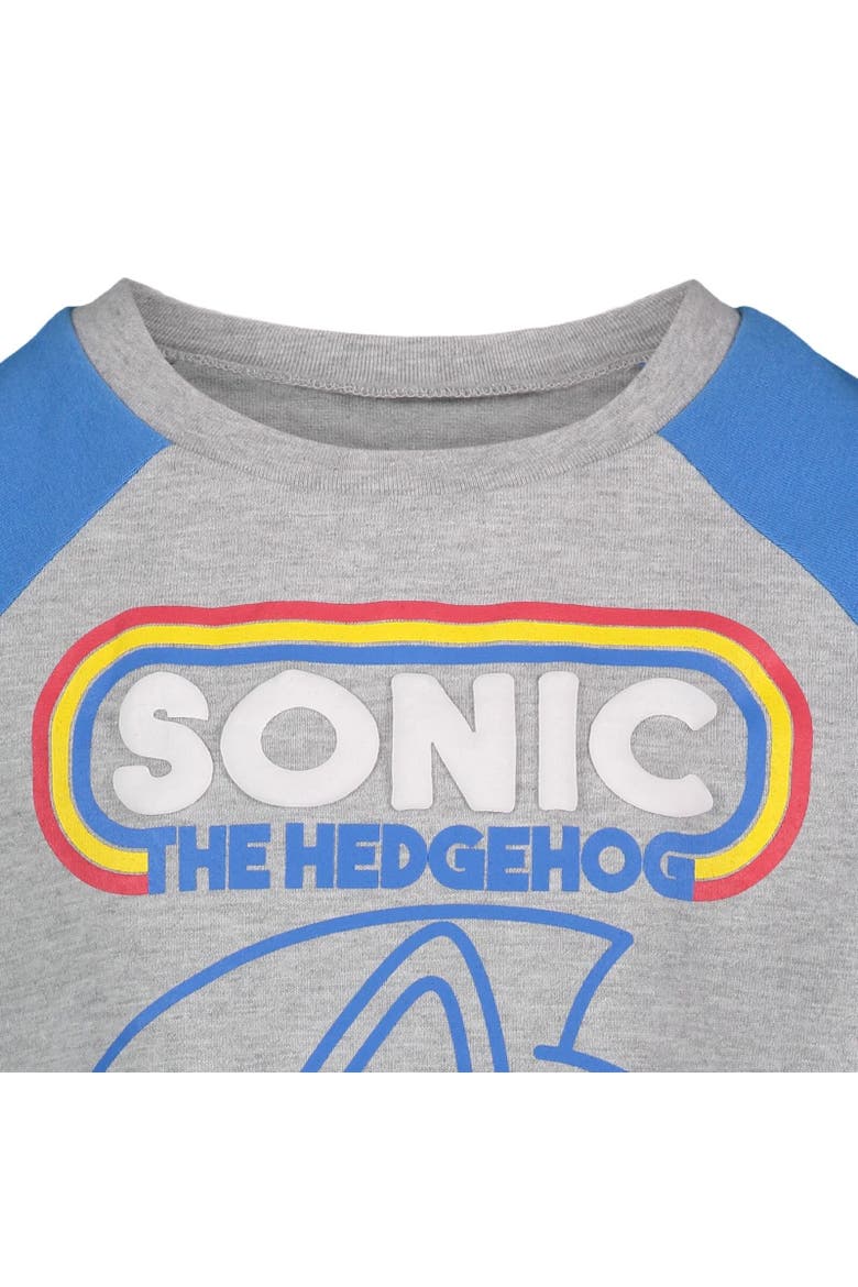 Sonic the Hedgehog 2-Pack T-Shirts, Alternate, color, Black / Grey / Blue