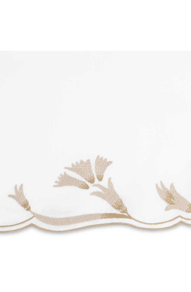 Matouk Marcella Egyptian Cotton Pillow Sham, Alternate, color, Dune