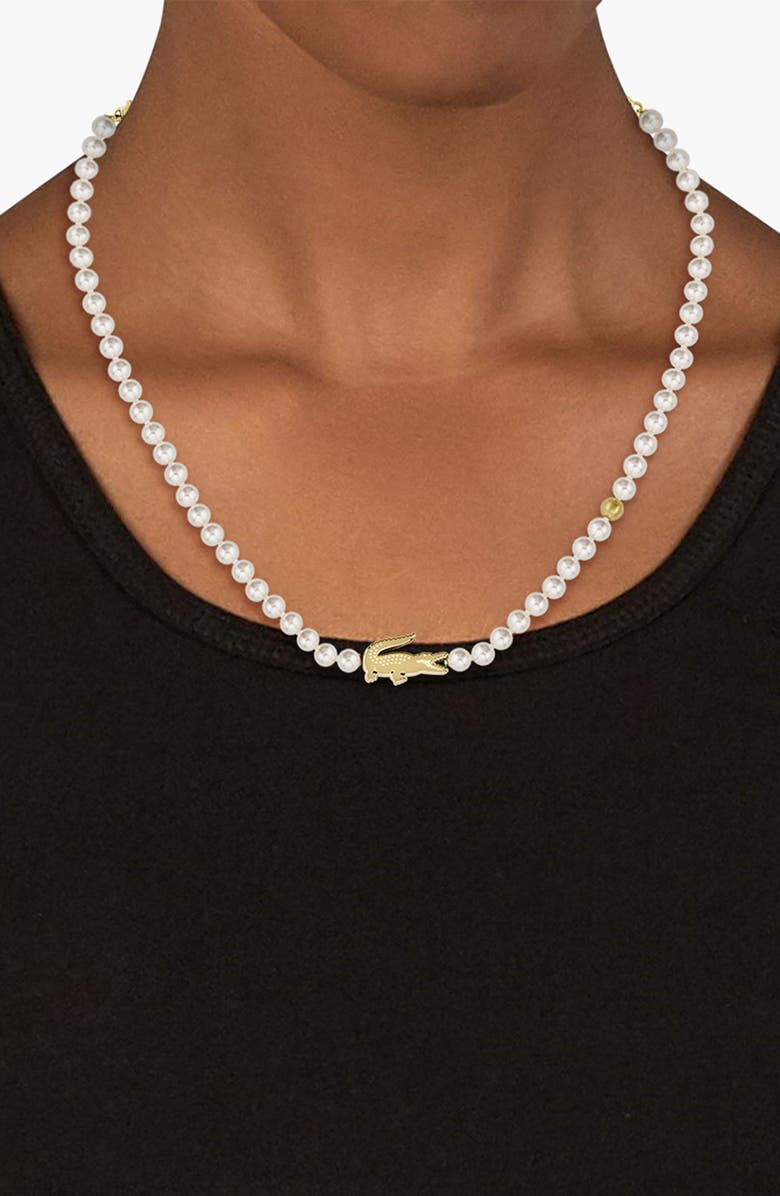 Lacoste Men's Matchpoint Necklace, Alternate, color, Gold