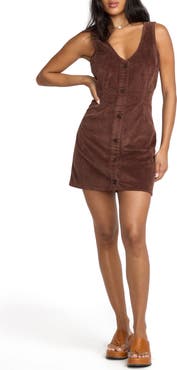 Billabong Last Waves Corduroy Minidress