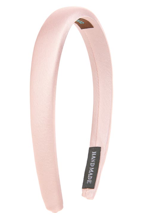 Skinny Padded Satin Headband