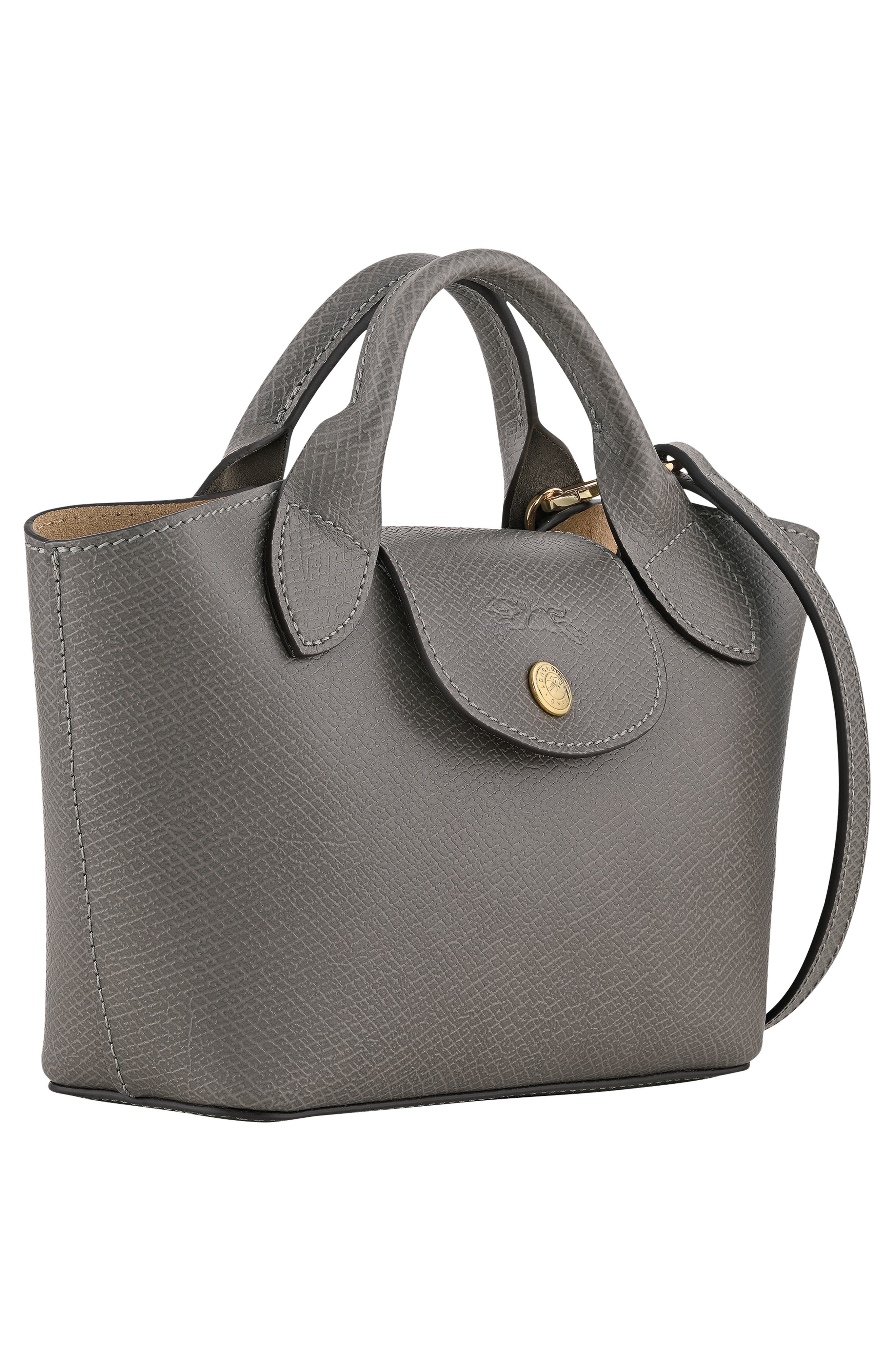 Longchamp Extra Small Épure Tote Bag, Alternate, color, Turtledove