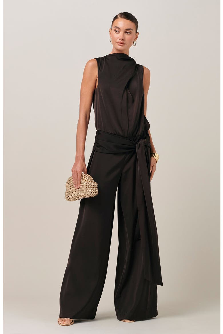 Elliana Jumpsuit, Alternate, color, Chocolate