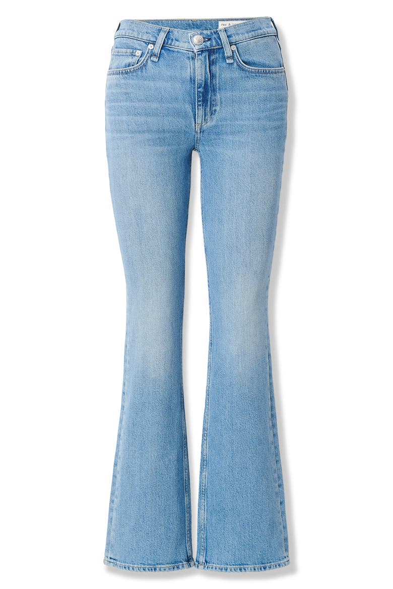 Peyton Mid Rise Bootcut Jeans, Alternate, color, EVERGLADE