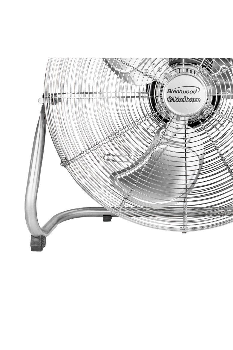 20 Inch Chrome Floor Fan, Alternate, color, Silver