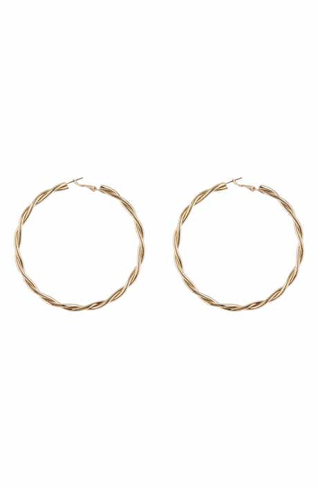 Tasha Twist Hoop Earrings