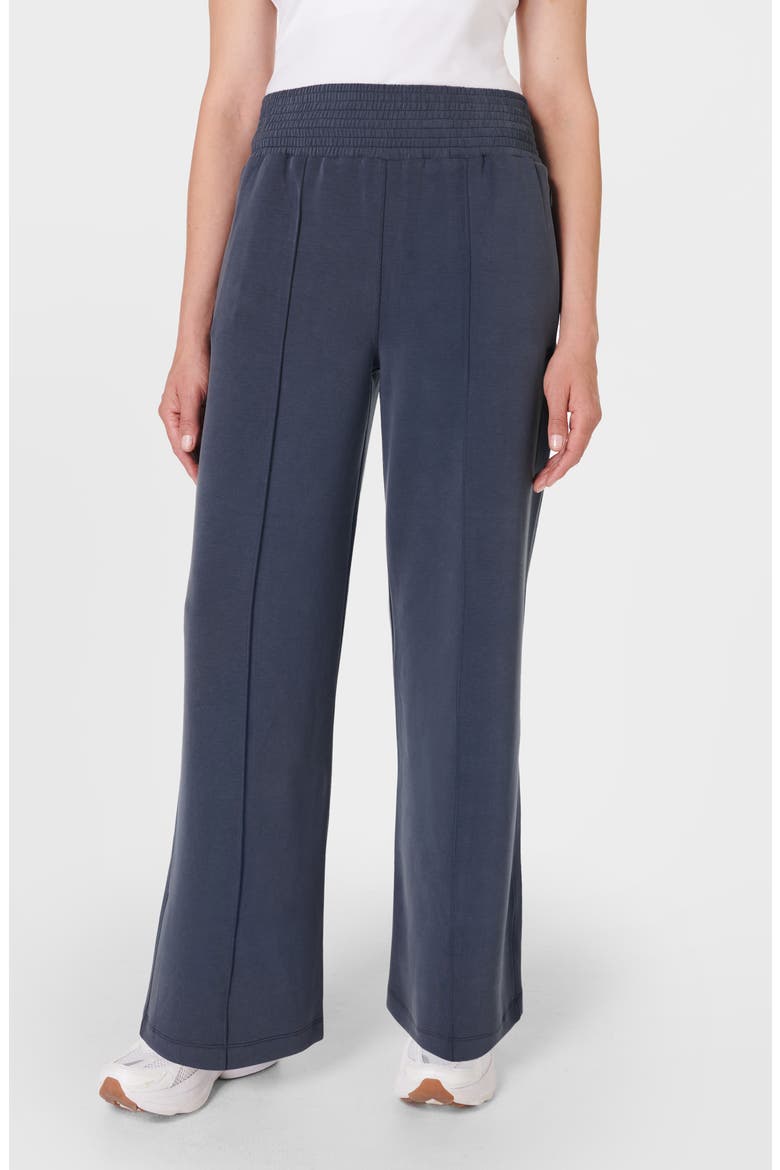 Sand Wash Cloud Weight Track Pants, Main, color, NAVY BLUE
