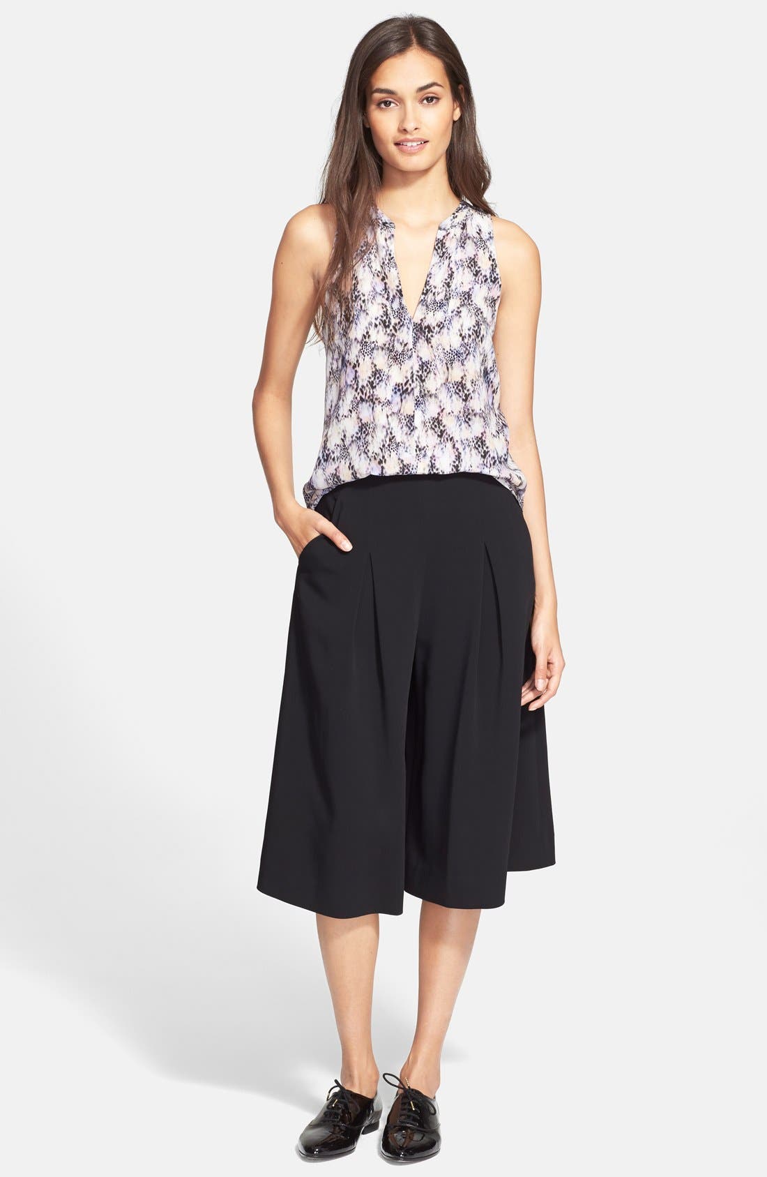 'carmila' oxford (Nordstrom Exclusive), Alternate, color, BLACK PATENT