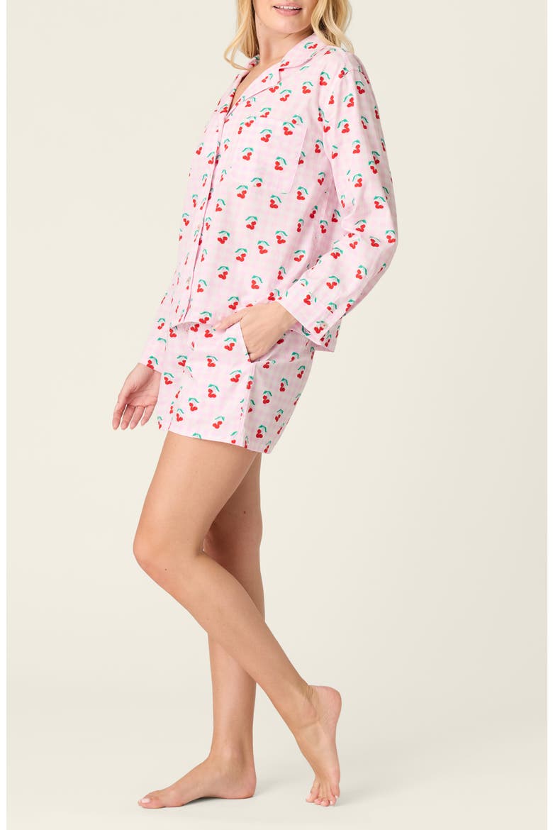 After Party Short Pajamas, Alternate, color, POWDER PINK