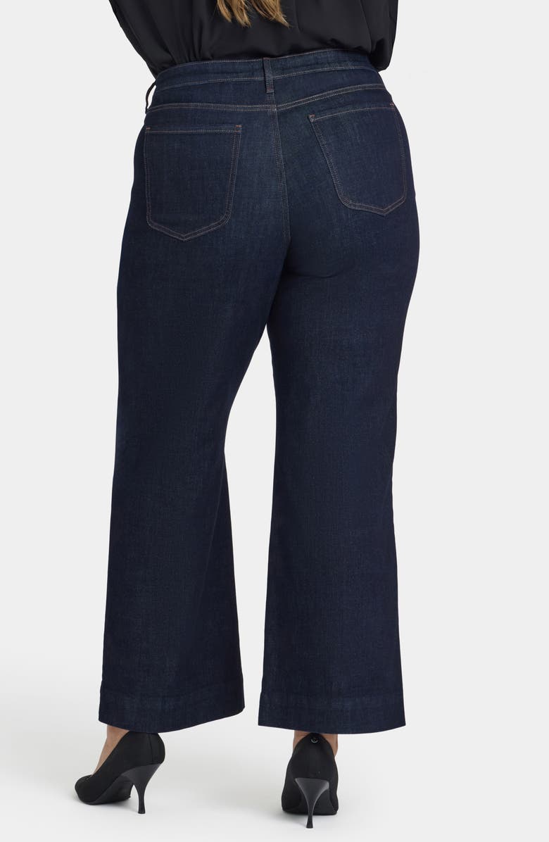 NYDJ Teresa Slit Hem Wide Leg Jeans, Alternate, color, Magical