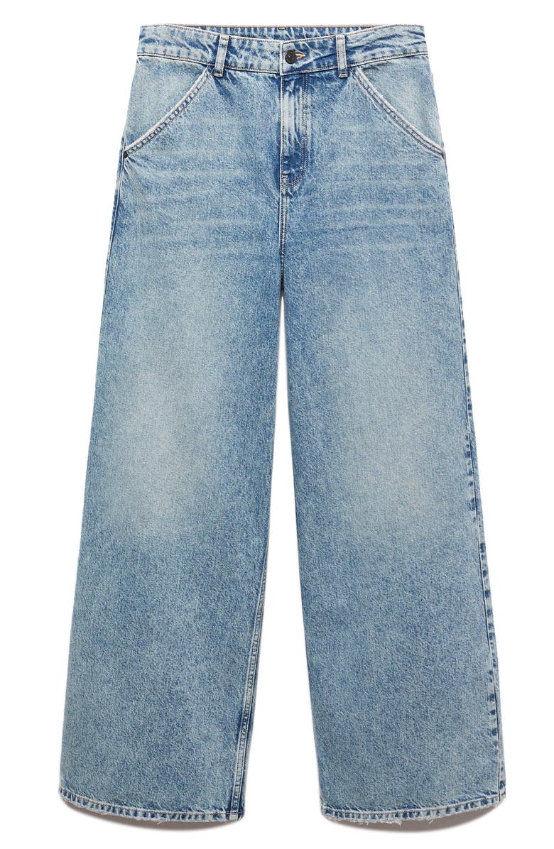 MANGO Wide Leg Jeans, Alternate, color, 