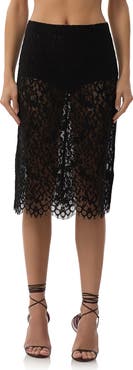 AFRM Arista Lace Midi Skirt