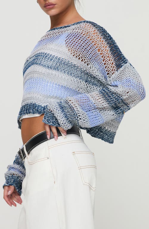 Princess Polly Perren Stripe Sheer Sweater