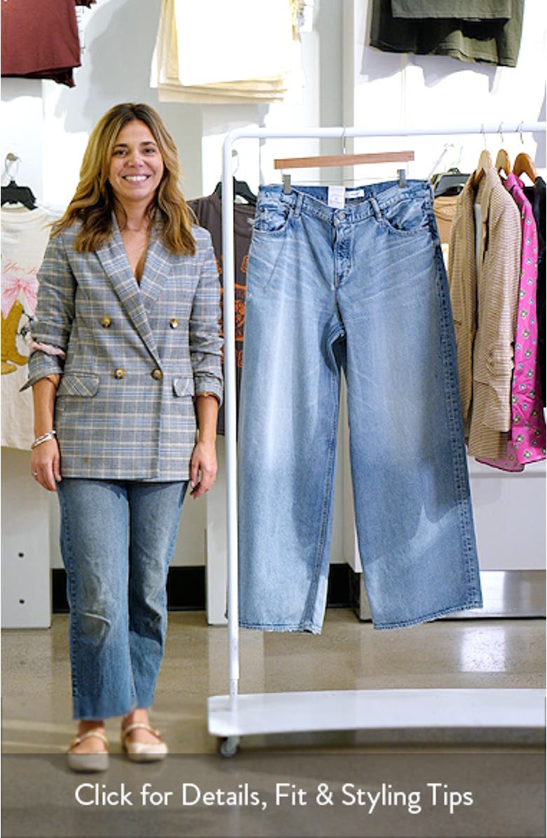Lewes High Waist Superwide Leg Jeans, sales video thumbnail