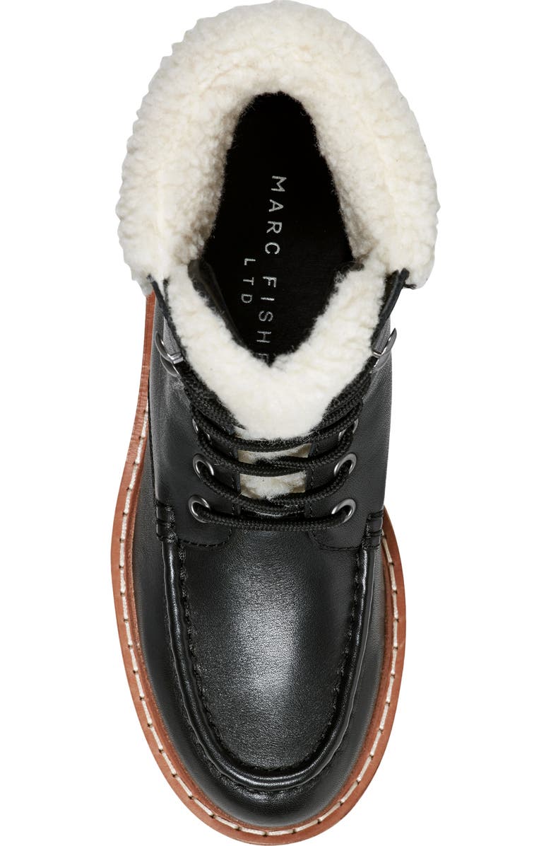 Marc Fisher LTD Nallie Faux Shearling Boot, Alternate, color,