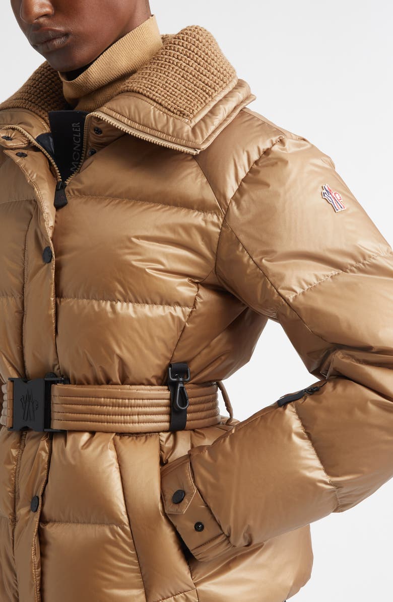 Moncler Grenoble Bataillouse Down Ski Jacket, Alternate, color, Dull Brown