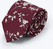 Knottery & Co Floral Printed Silk Tie