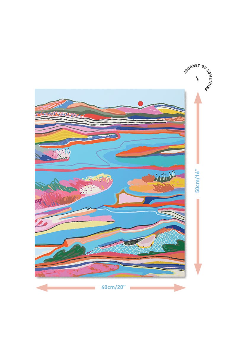 Journey of Something Paint By Numbers, Lake Windereme, DIY Painting Craft Kit, Alternate, color, Multicolored