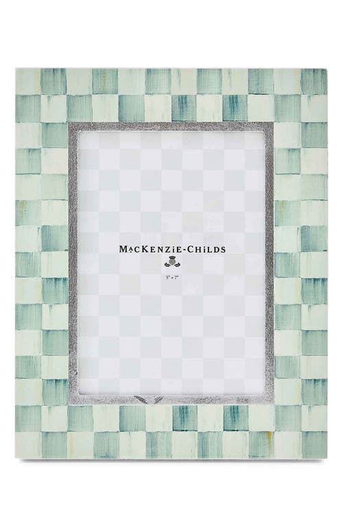 Mackenzie-childs Mackenzie Childs Check 5 X 7-inch Picture Frame In Green
