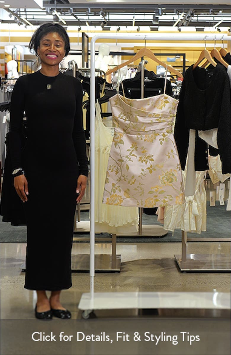 Mari Brocade Cocktail Dress, sales video thumbnail