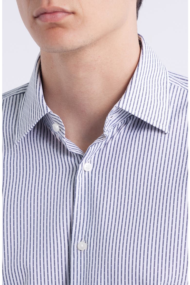 Hank Kent Slim Fit Performance Twill Dress Shirt, Alternate, color, DARK BLUE