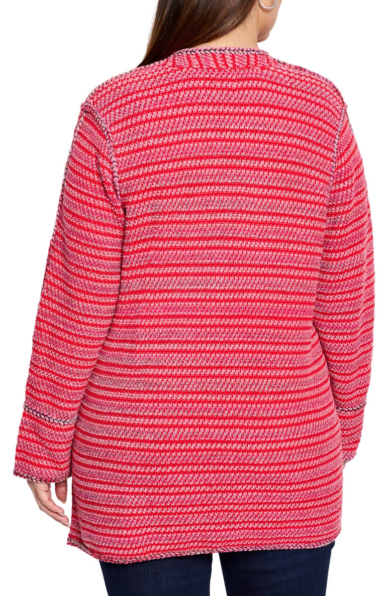 NIC+ZOE Heat Clash Cardigan, Alternate, color, Haute Red