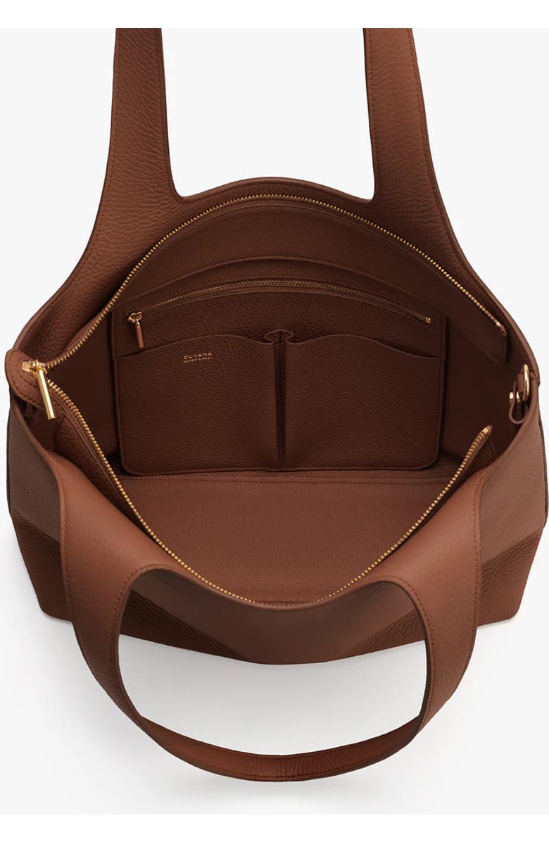 Cuyana System Zipper Tote 13-inch, Alternate, color, Dark Chestnut