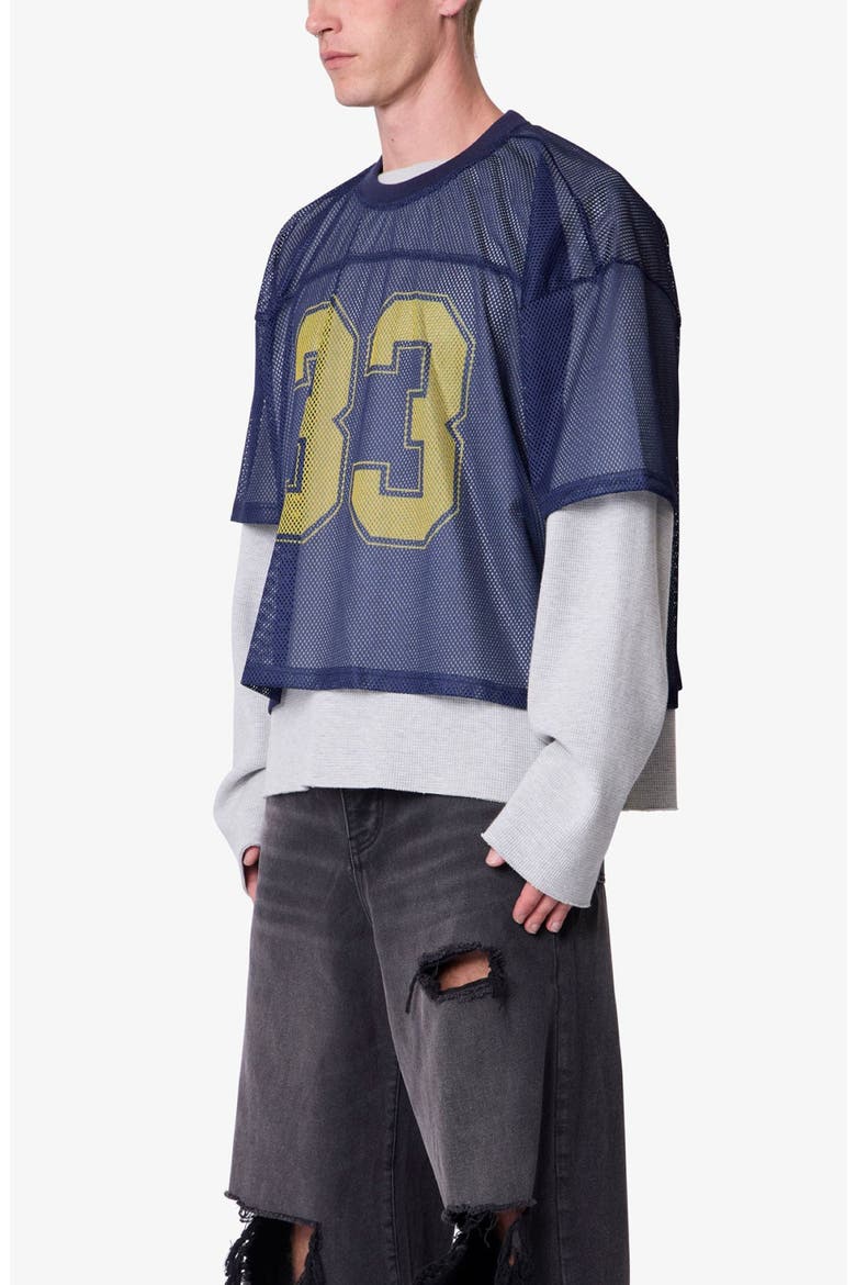 Football Mesh Jersey, Alternate, color, NAVY