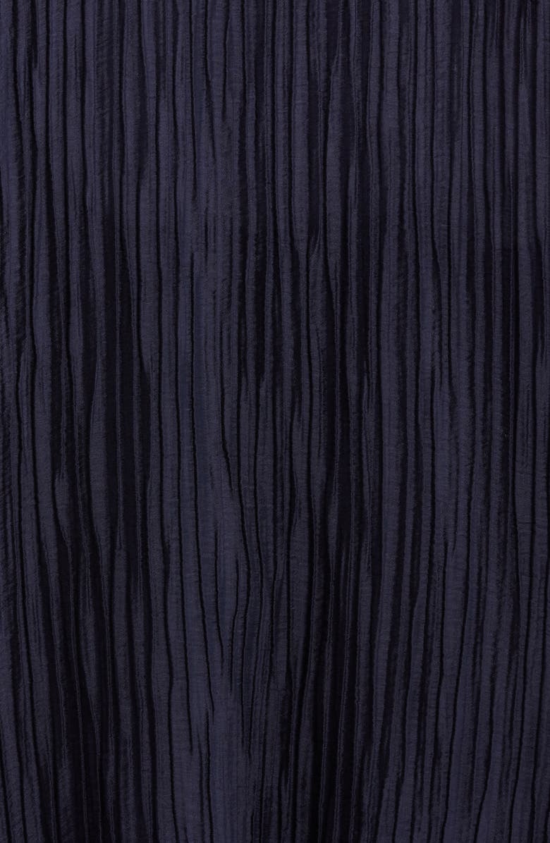 Eileen Fisher Longline Open Front Crinkle Jacket, Alternate, color, Ink