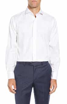 Regular Fit Solid Dress Shirt