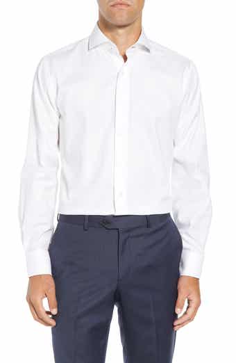 Regular Fit Solid Dress Shirt