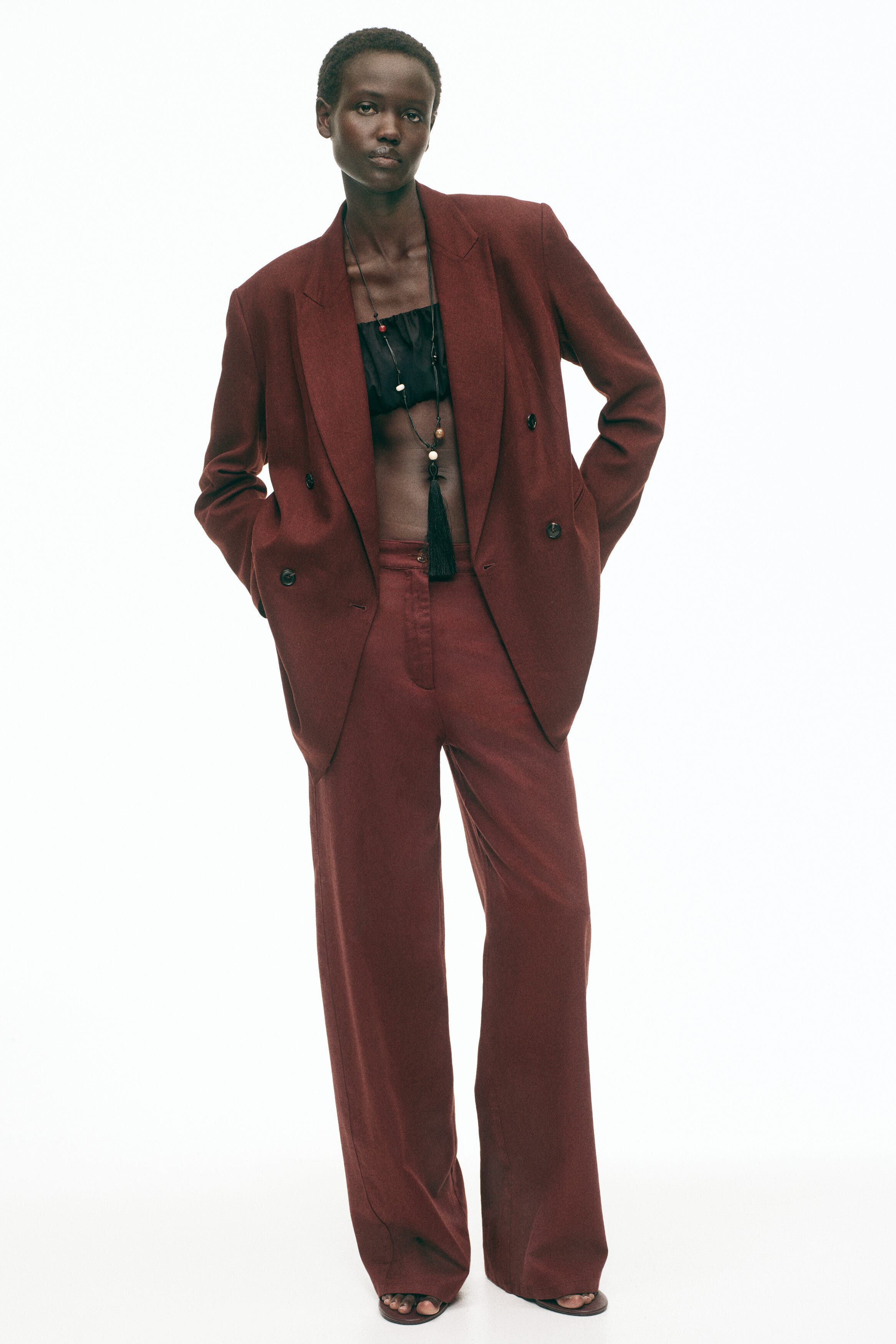 Linen-blend Trousers - image 2