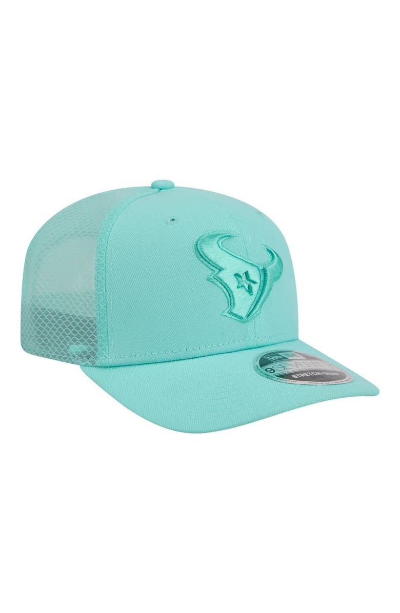 New Era Men's New Era Turquoise Houston Texans Color Pack 9SEVENTY Adjustable Hat, Alternate, color, Turquoise