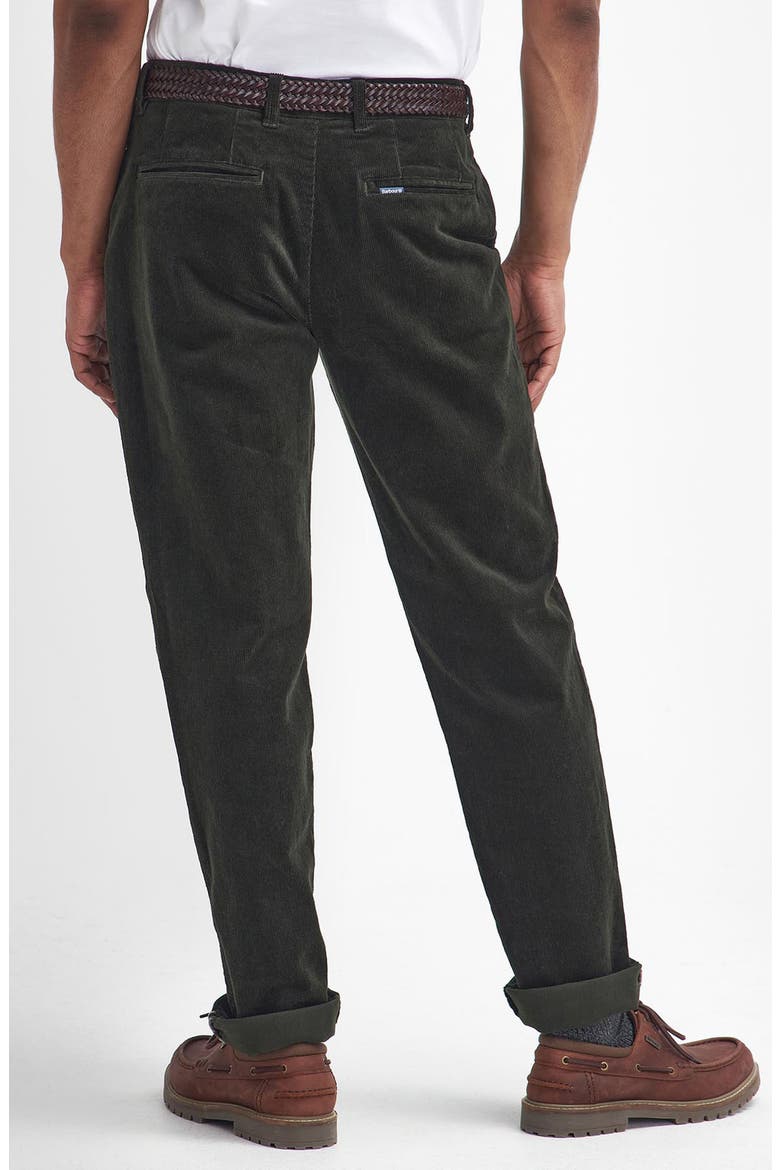 Tailored Fit Cotton Stretch Corduroy Chinos, Alternate, color, FOREST