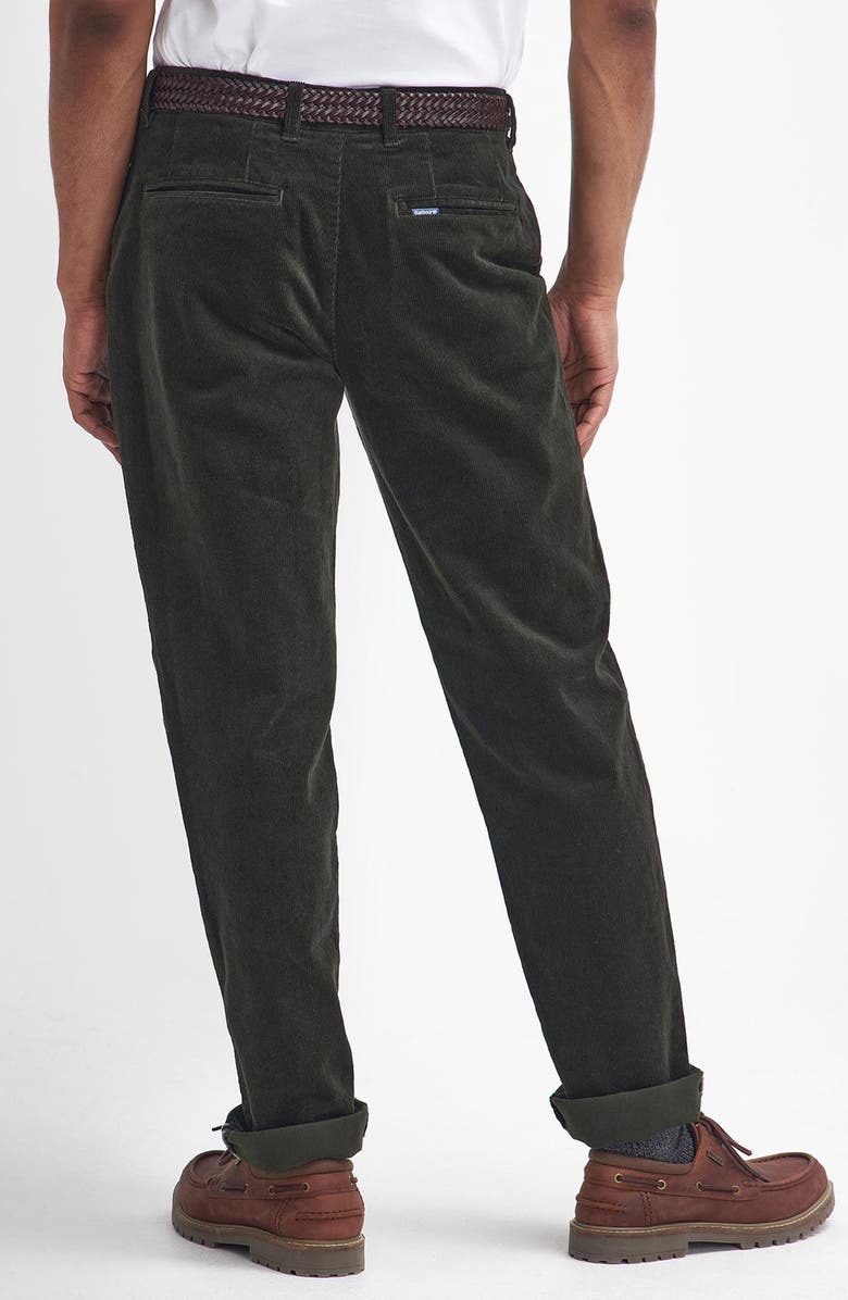Barbour Tailored Fit Cotton Stretch Corduroy Chinos, Alternate, color,