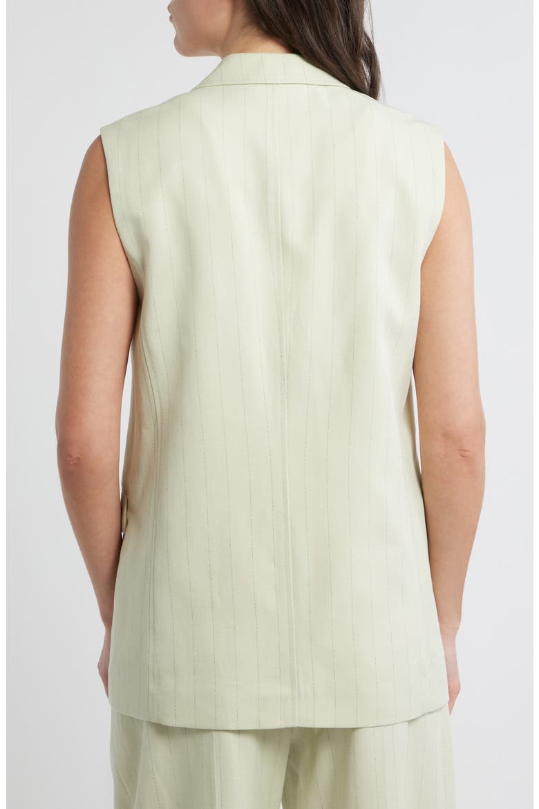 Sleeveless Vest, Alternate, color, GUAVA STRIPE