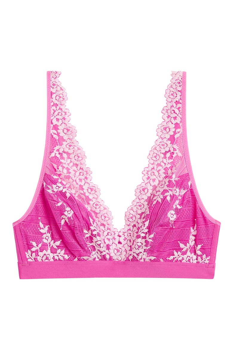Embrace Lace® Wire Free Bralette, Alternate, color, WILD AZALEA/ CRADLE PINK