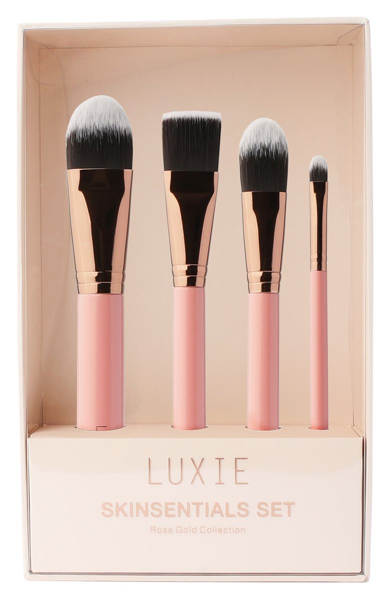 Luxie Skinsentials Skin Care Brush Set, Alternate, color,