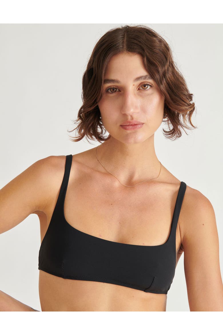 Quinn Bikini Top, Alternate, color, Black