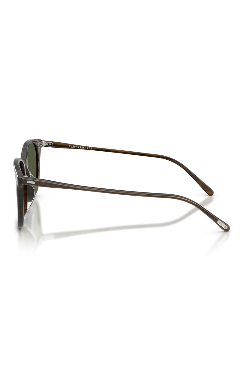 52mm Ladein Square Sunglasses, Alternate, color, OLIVEWOOD / G-15