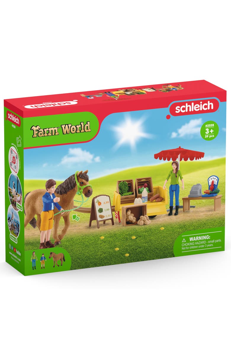 Farm World Sunny Day Mobile Farm Stand, 21 Pieces, Alternate, color, Multicolored